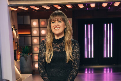 Kelly Clarkson hosting The Kelly Clarkson Show