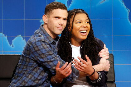 Weekend Update: Punkie Johnson and Mikey Day on Their 2023 Oscars Predictions
