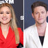 A split of Kelly Clarkson and Niall Horan