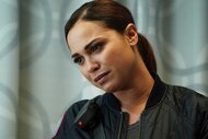 Gabby Dawson (Monica Raymund) appears in a scene from Chicago Fire.
