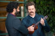 Dennis Feinstein and Ron Swanson appear in Parks and Recreation.