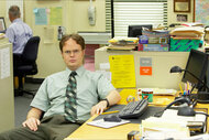 Rainn Wilson as Dwight.