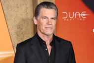 Josh Brolin on the red carpet for the dune part 2 premiere
