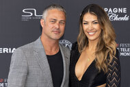 Taylor Kinney and Ashley Cruger attend the opening ceremony during the 61st Monte Carlo TV Festival