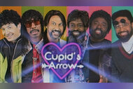 Jimmy Fallon and guests in the cupids arrow music video for The Tonight Show Starring Jimmy Fallon