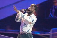 Gene Taylor performs during The Voice Episode 2502