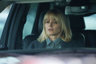 Josephine Petrovic sitsin a car on Chicago Pd Episode 1108