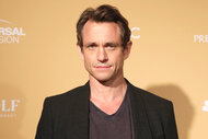 Hugh Dancy on the red carpet for NBC's "Law & Order" Season Premiere