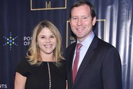 Jenna Bush Hager and her husband Henry Chase Hager on the red carpet for The George H.W. Bush Points Of Light Awards Gala