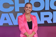 Shawn Johnson Easton the red carpet of the 47th People's Choice Awards
