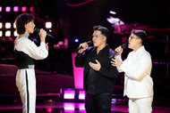 Frank Garcia, Justin Garcia and Jeremy Garcia perform on The Voice Episode 2508