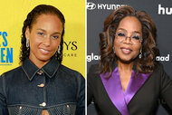 A split of Alicia Keys and Oprah Winfrey