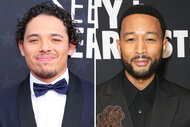 A split of Anthony Ramos and John Legend