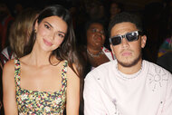 Kendall Jenner and Devin Booker sit front row at the Marni Spring 2023 Fashion show