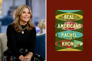 Split of Jenna Bush Hager and the book Real Americans by Rachel Khong