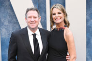 Savannah Guthrie and Michael Feldman attend the 2023 Vanity Fair Oscar Party