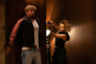A scene featuring Ryan Gosling in the fall guy