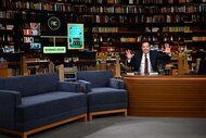 Jimmy Fallon during the Fallon Book Club: Championship Round on The Tonight Show episode 1957