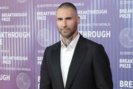 Adam Levine on the red carpet for the 10th Annual Breakthrough Prize Ceremony