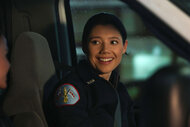 Violet Mikami (Hanako Greensmith) appears in Chicago Fire Season 12 Episode 9.