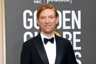 Domhnall Gleeson walks the carpet of the 80th Annual Golden Globe Awards