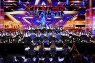 Los Osos High School on stage during AGT Episode 1901.
