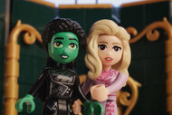 A scene from Wicked's LEGO Trailer