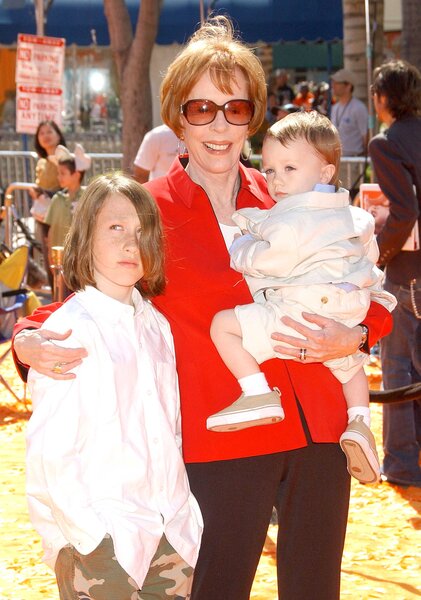 Carol Burnett with her grandsons.