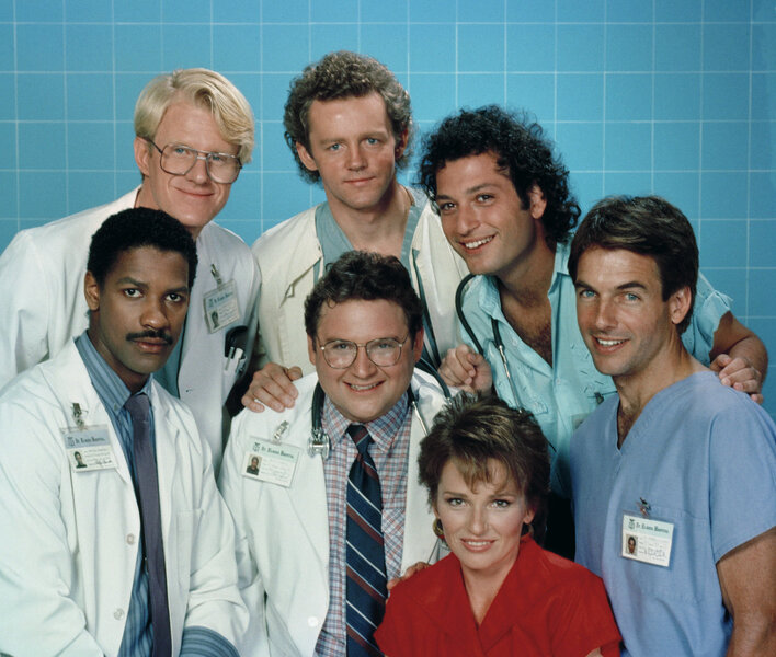 Cast of St. Elsewhere in 1982.