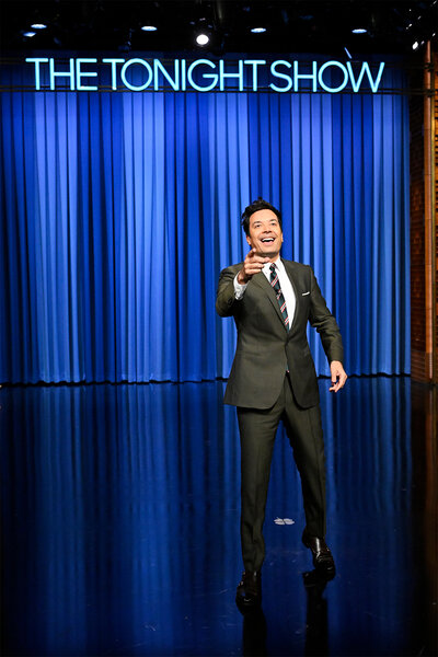 Jimmy fallon during his monologue on The Tonight Show Starring Jimmy Fallon episode 1845