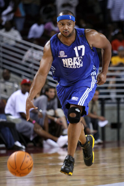 Donald Faison during the LA stars celebrity all star charity weekend celebrity and NBA all star game