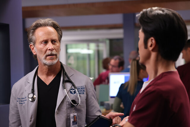 Dr. Archer and Choi on Chicago Med