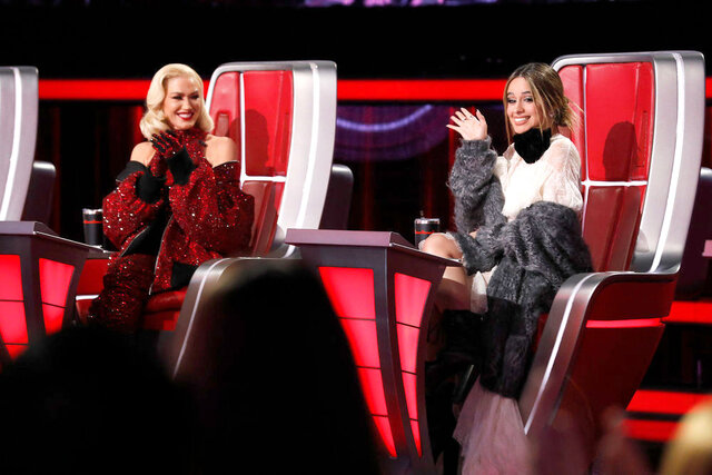 Gwen Stefani and Camila Cabello on The Voice finale