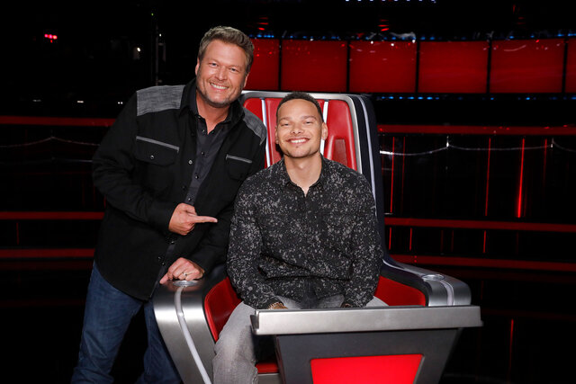 Kane Brown and Blake Shelton on The Voice finale