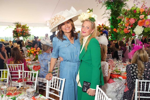 Mariska Hargitay and Ali Wentworth attend Central Park Conservancy's 41st Annual Frederick Law Olmsted Awards Luncheon.