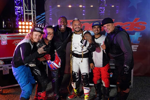 Alfredo Silva's Cage Riders with Terry Crews on America's Got Talent: Extreme.