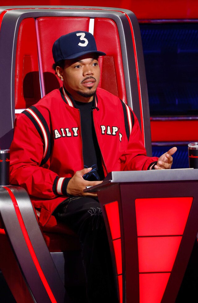 Chance the Rapper appears on The Voice.