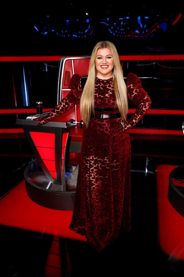 What Kelly Clarkson Wore on The Voice: May 22, 2023 | NBC Insider