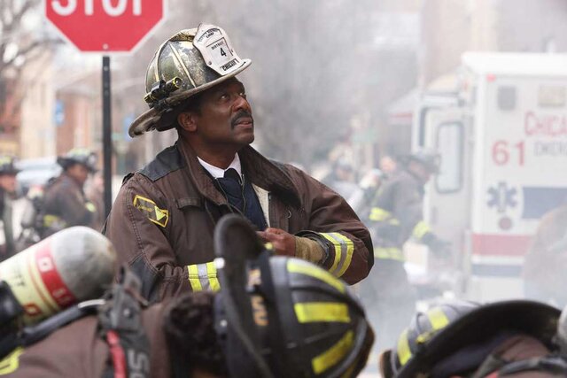 Wallace Boden (Eamonn Walke) appears in a scene from Chicago Fire.