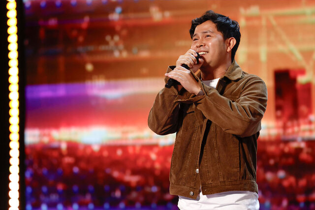 Cakra Khan performs on the America's Got Talent Stage