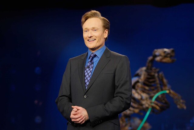 Conan O'Brien picture during The Tonight Show.