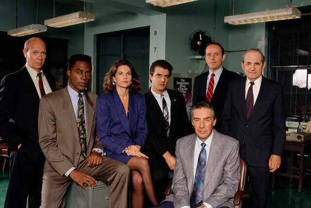 Law & Order cast from Season 3.