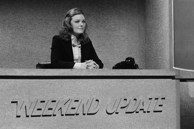 Jane Curtin during the Weekend Update.