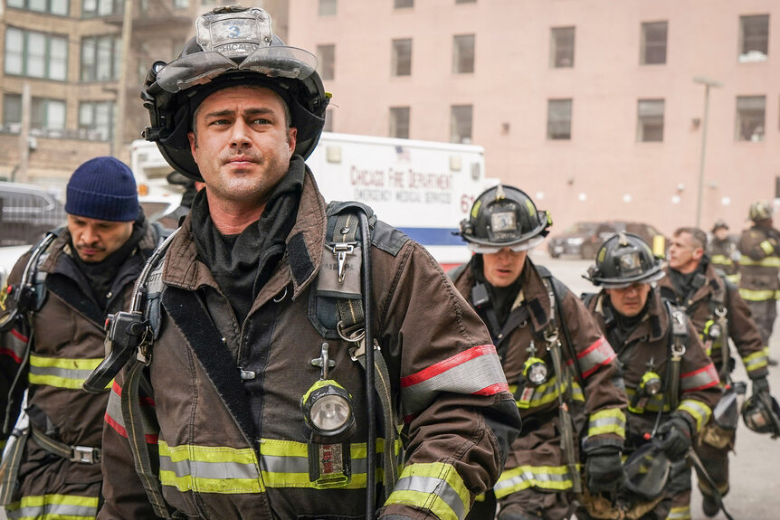 Chicago Fire Kelly Severide And The Other Firefighters