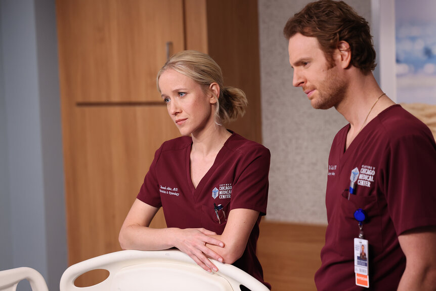 Hannah and Will on Chicago Med Episode 807