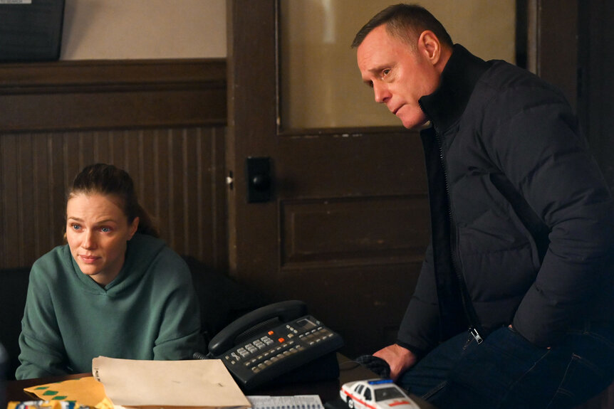 Upton and Voight on Chicago PD