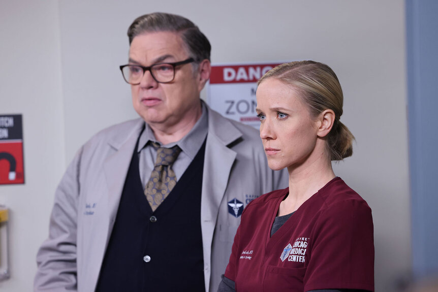 Hannah Asher and Daniel Charles on Chicago Med