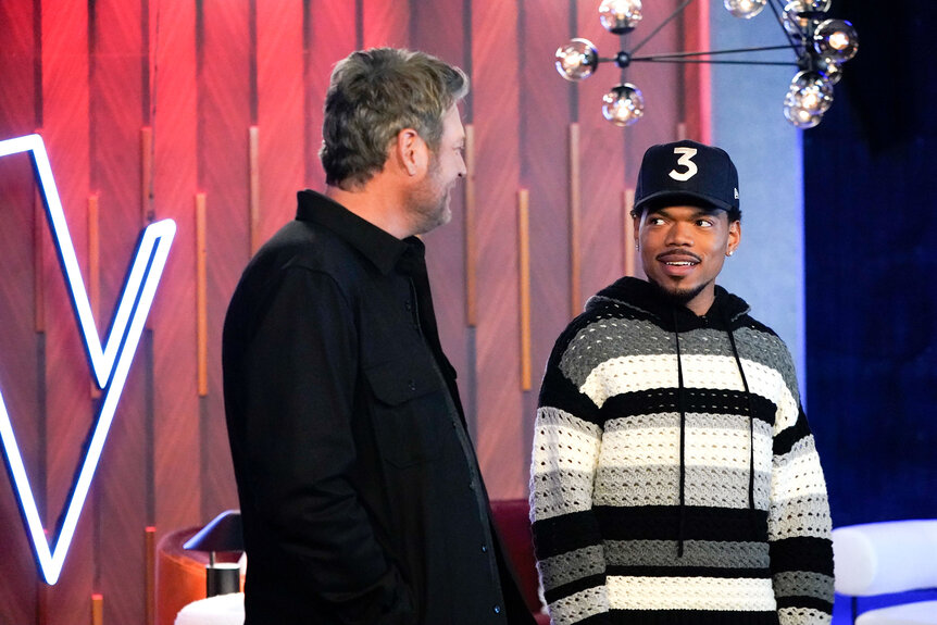 Blake Shelton and Chance The Rapper on The Voice Blind Auditions Part 3