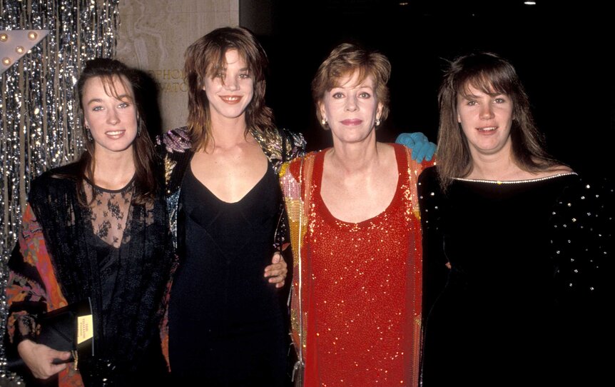 Carol Burnett pictured with her daughters.