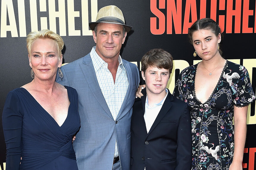 Doris Meloni, Christopher Meloni, Dante Meloni and Sophia Meloni attend the Premiere Of 20th Century Fox's "Snatched"